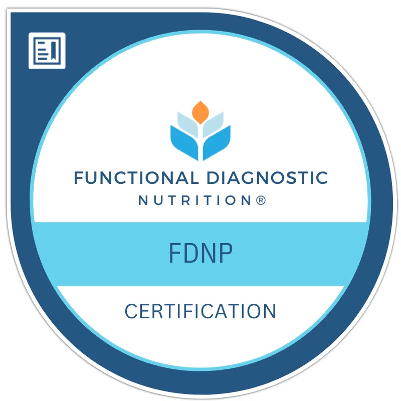 FDN-P Certification Badge — Functional Diagnostic Nutrition